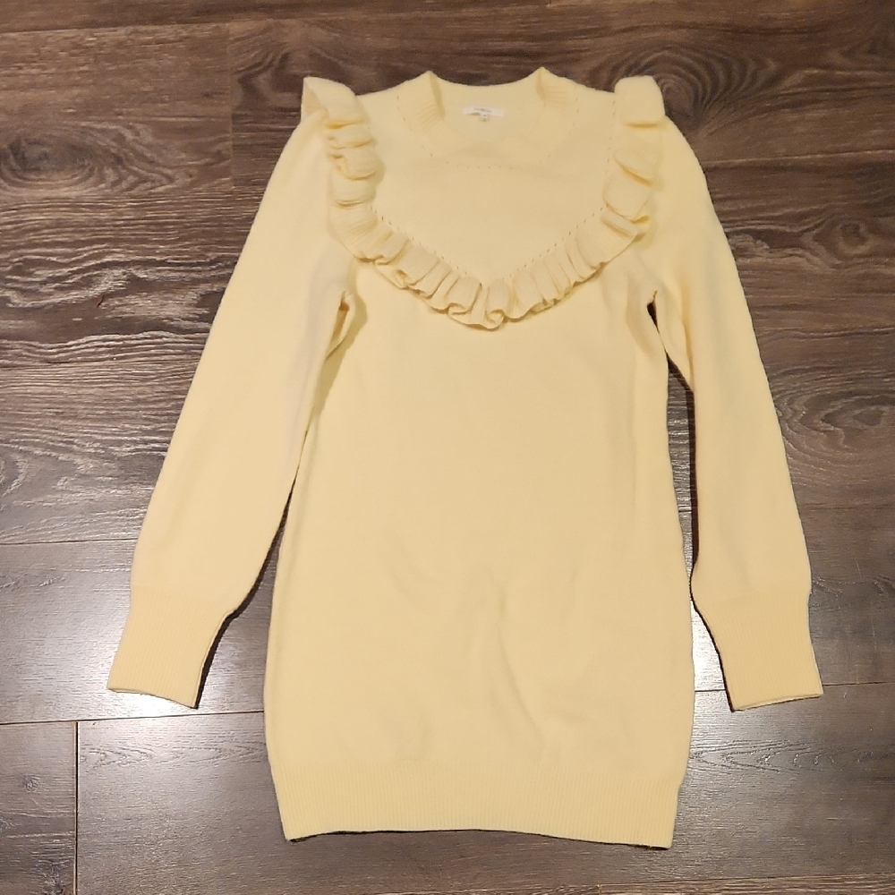 ❤️ NWOT! TULAROSA × REVOLVE DAMIANA KNIT MINI SWEATER DRESS, MEDIUM - Picture 6 of 13